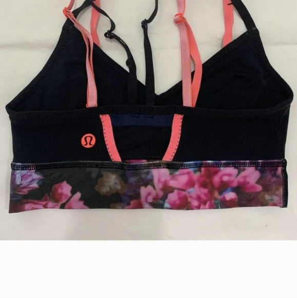 Lululemon Athletica Black and Purple Sports Bra Intimates - Picture 8 of 8
